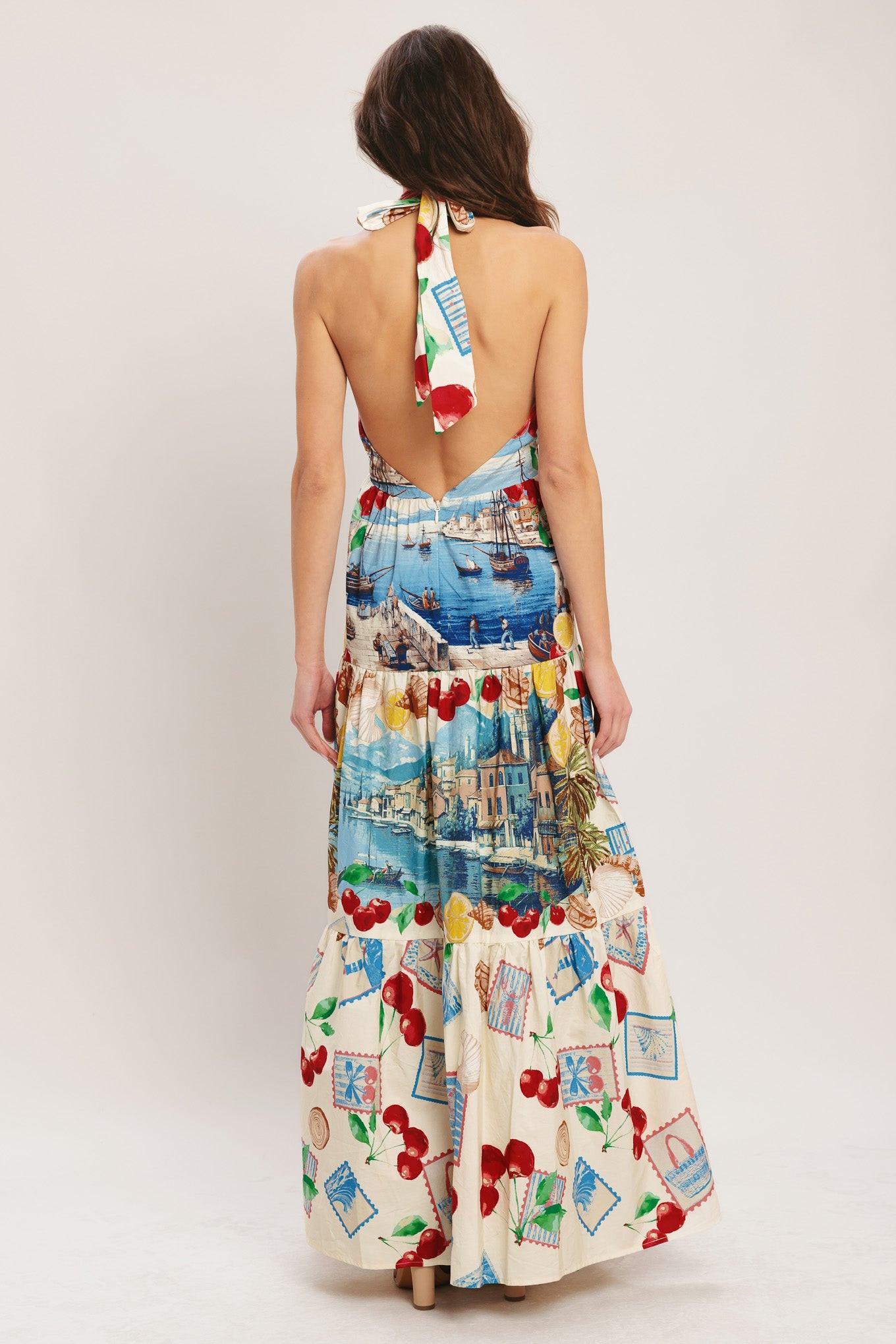 [PREORDER] ITALIAN RIVIERA DREAM WOVEN MAXI DRESS