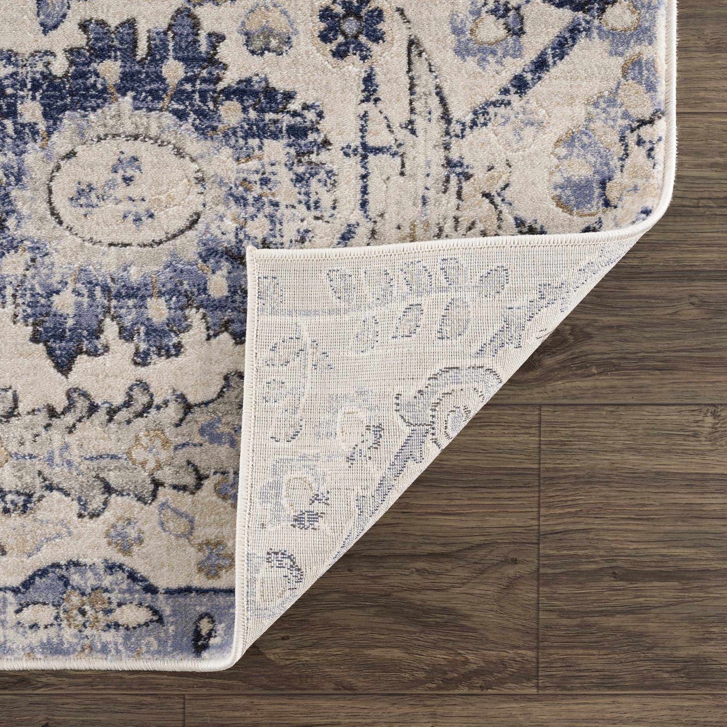 Georgiana Blue & Beige Oushak Rug-4
