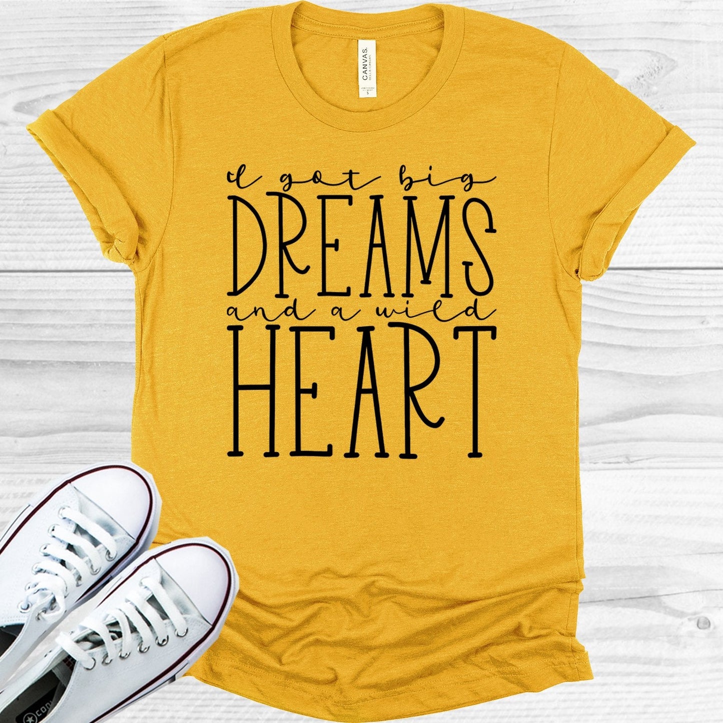 I Got Big Dreams and a Wild Heart Graphic Tee