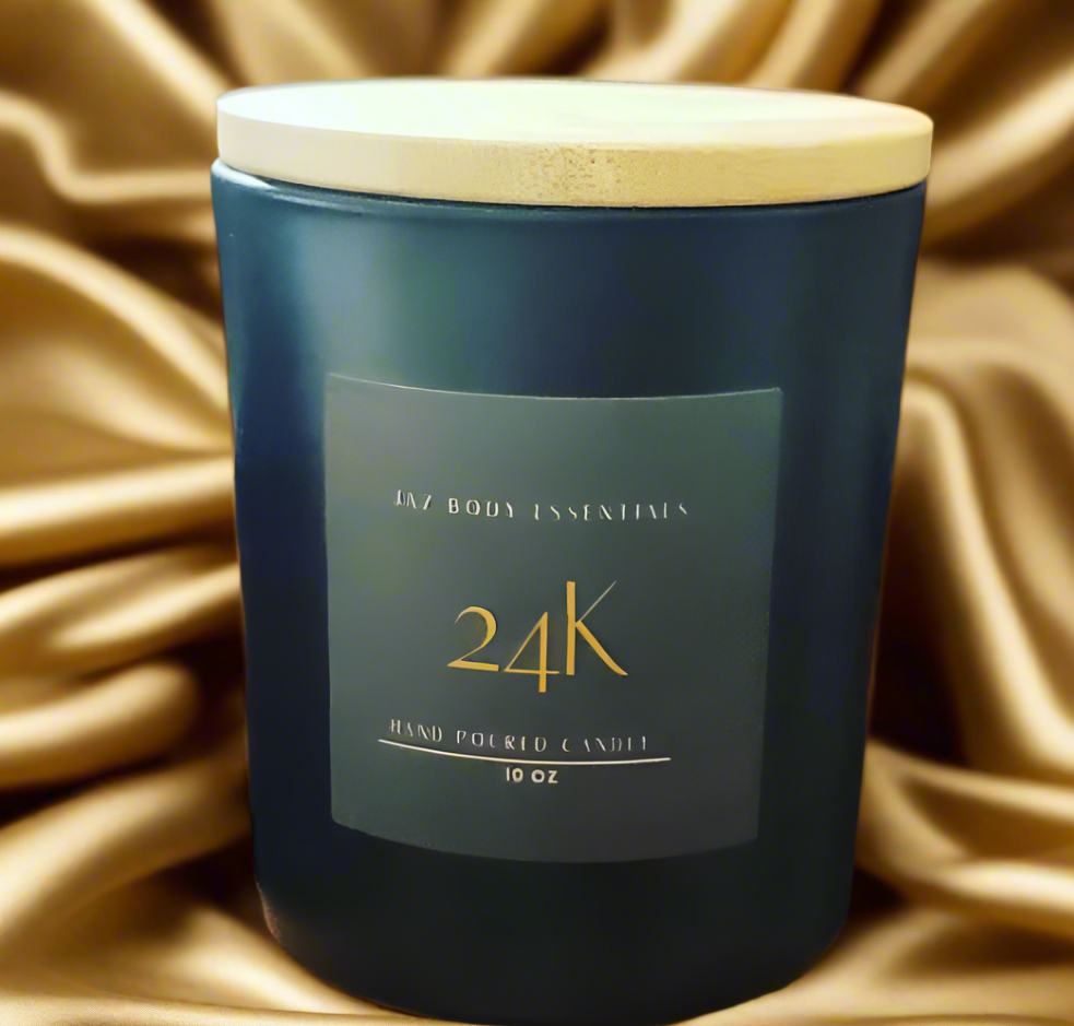24K lux candle 10 oz-2