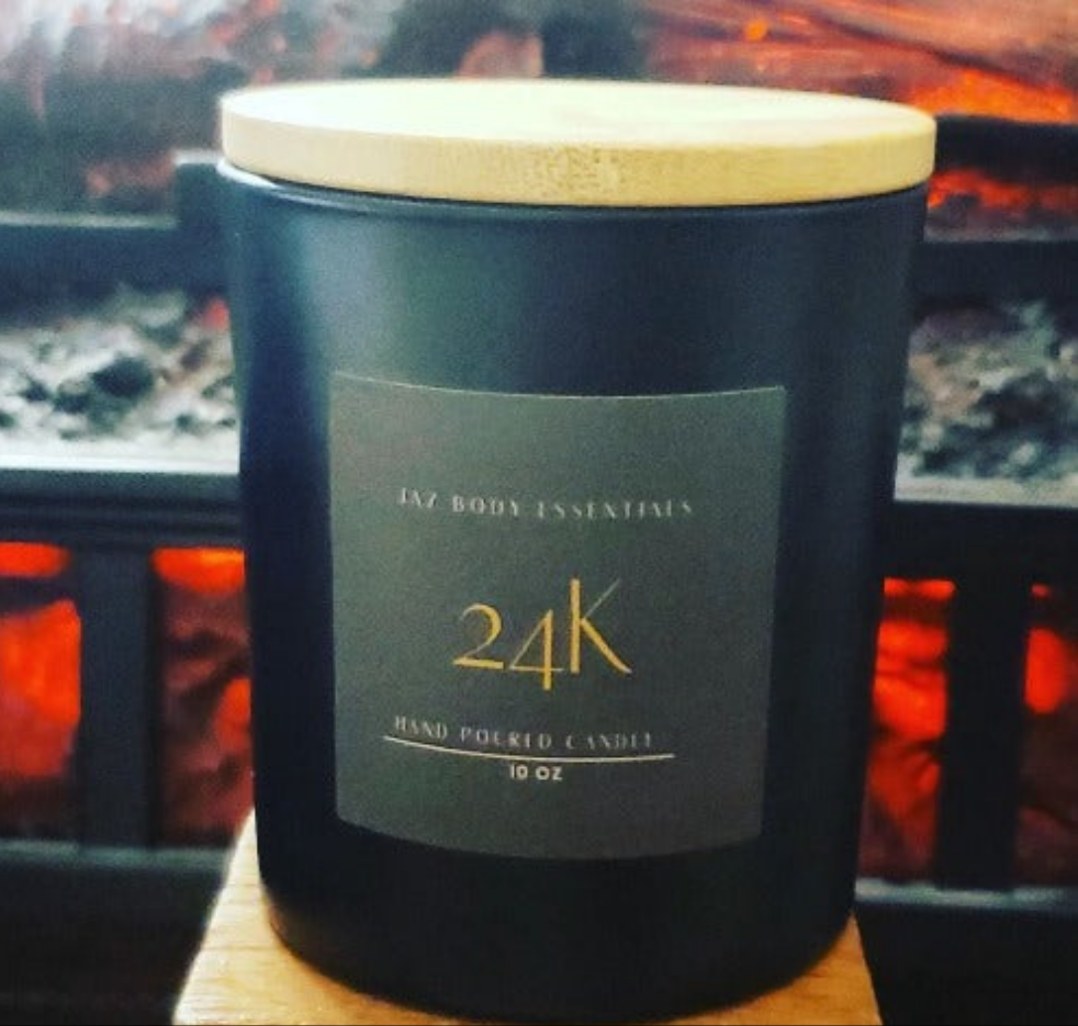 24K lux candle 10 oz-3