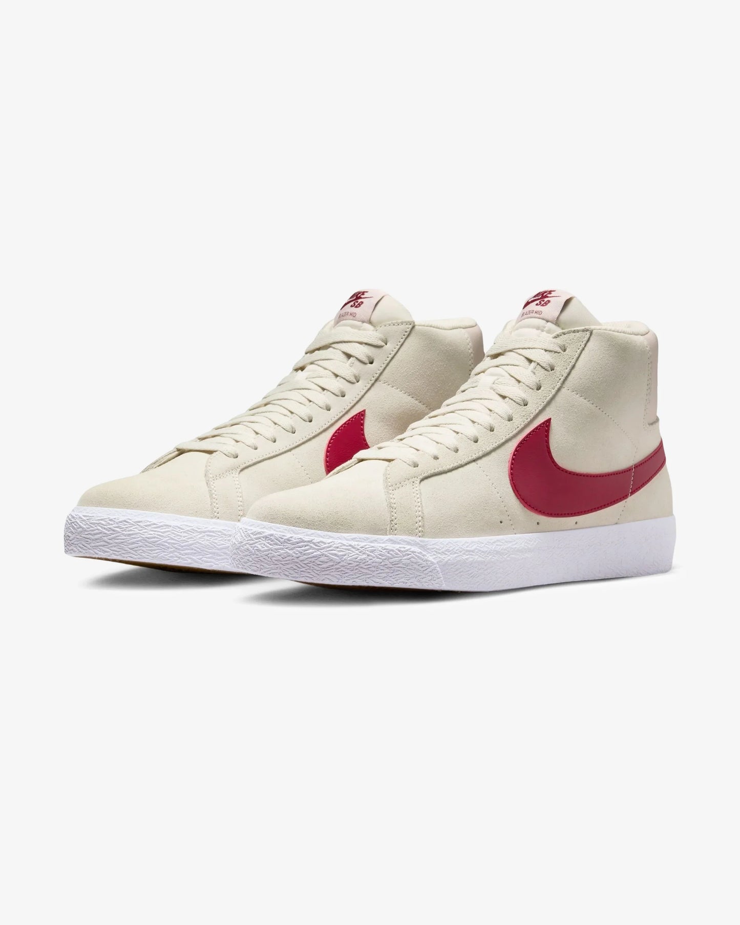 NIKE SB ZOOM BLAZER MID - PALEIVORY/ NOBLERED