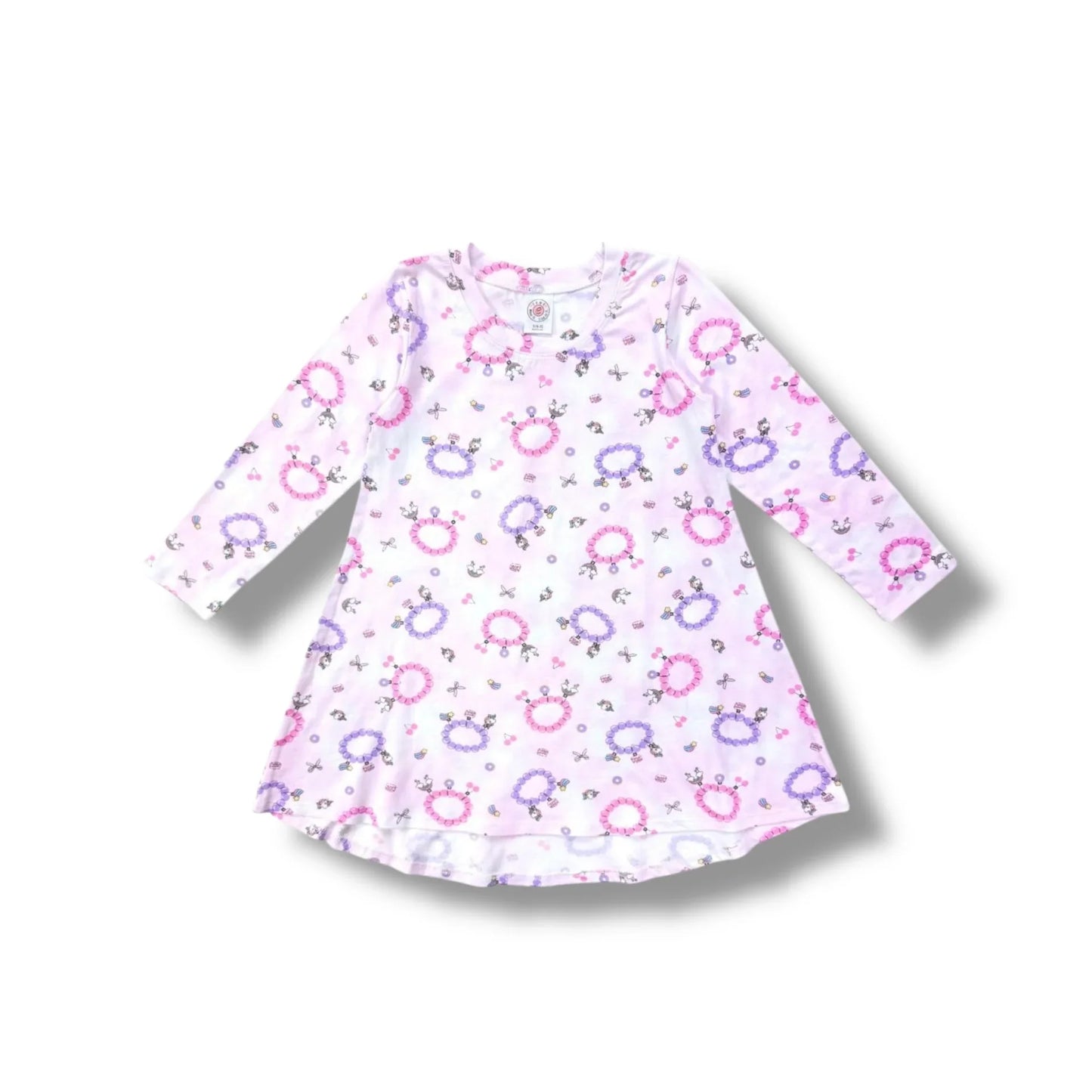 Esme - Girls Long Sleeve High Low Dress