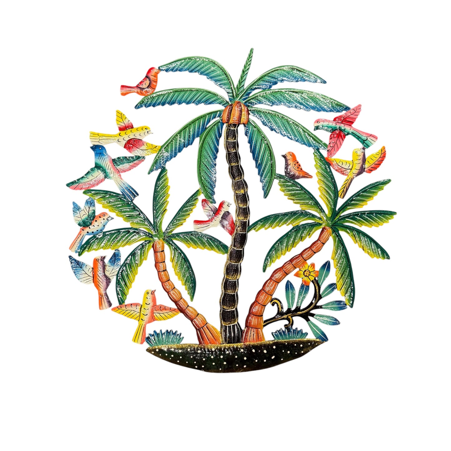 Palm Trees and Birds