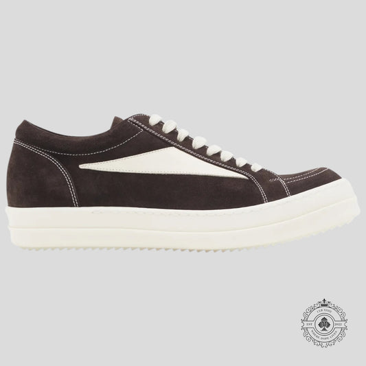 Rick Owens Hollywood Vintage Sneaker in Mahogany