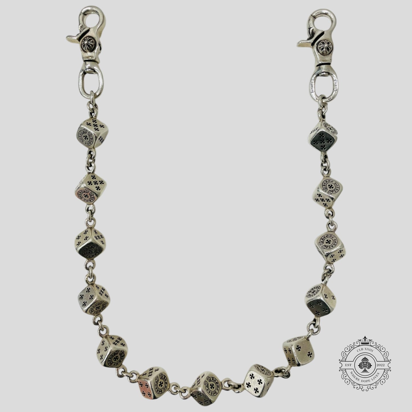 Chrome Hearts 13 Dice Wallet Chain