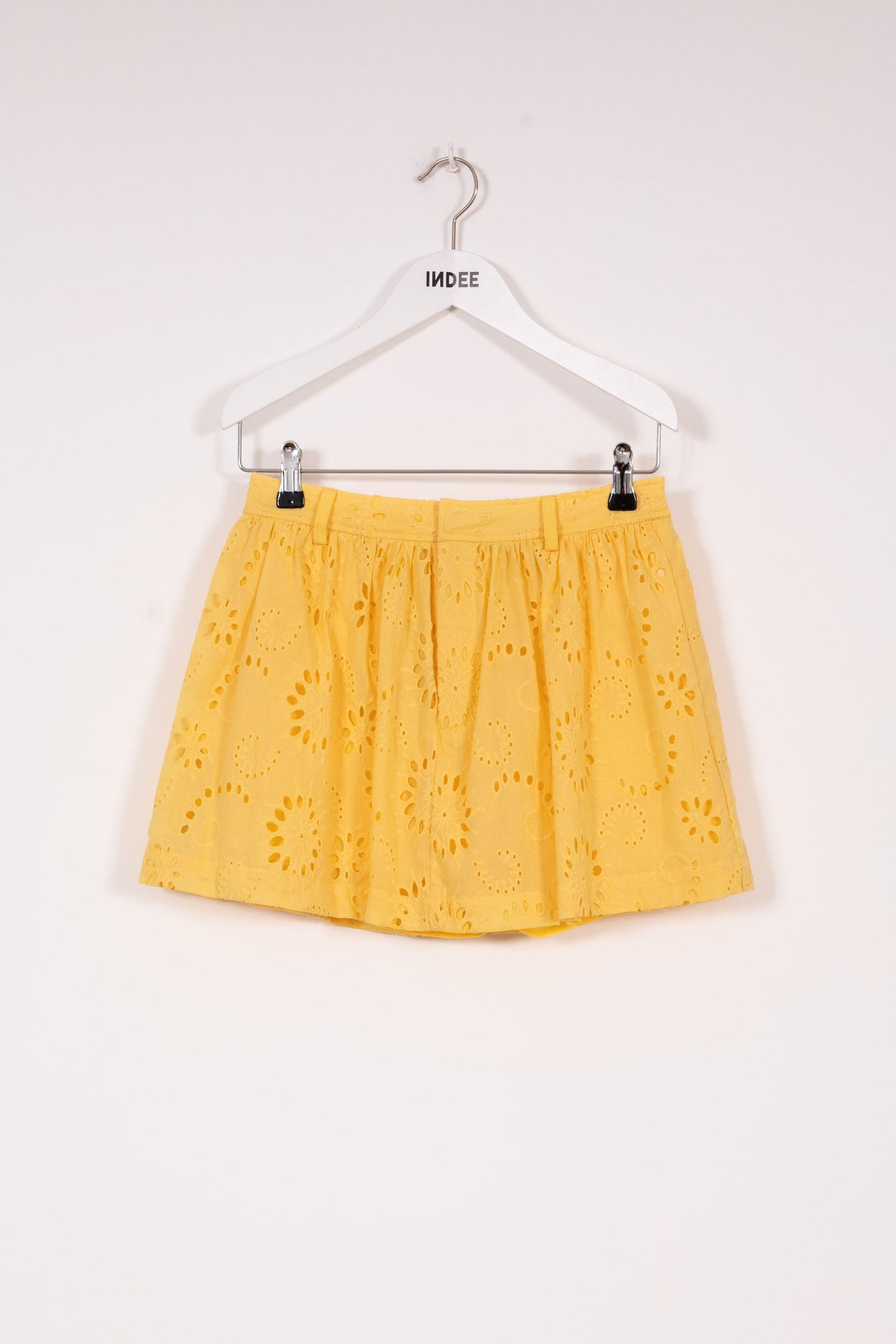 Indee - Vendee English Embroidered Skirt/Short, Mimosa