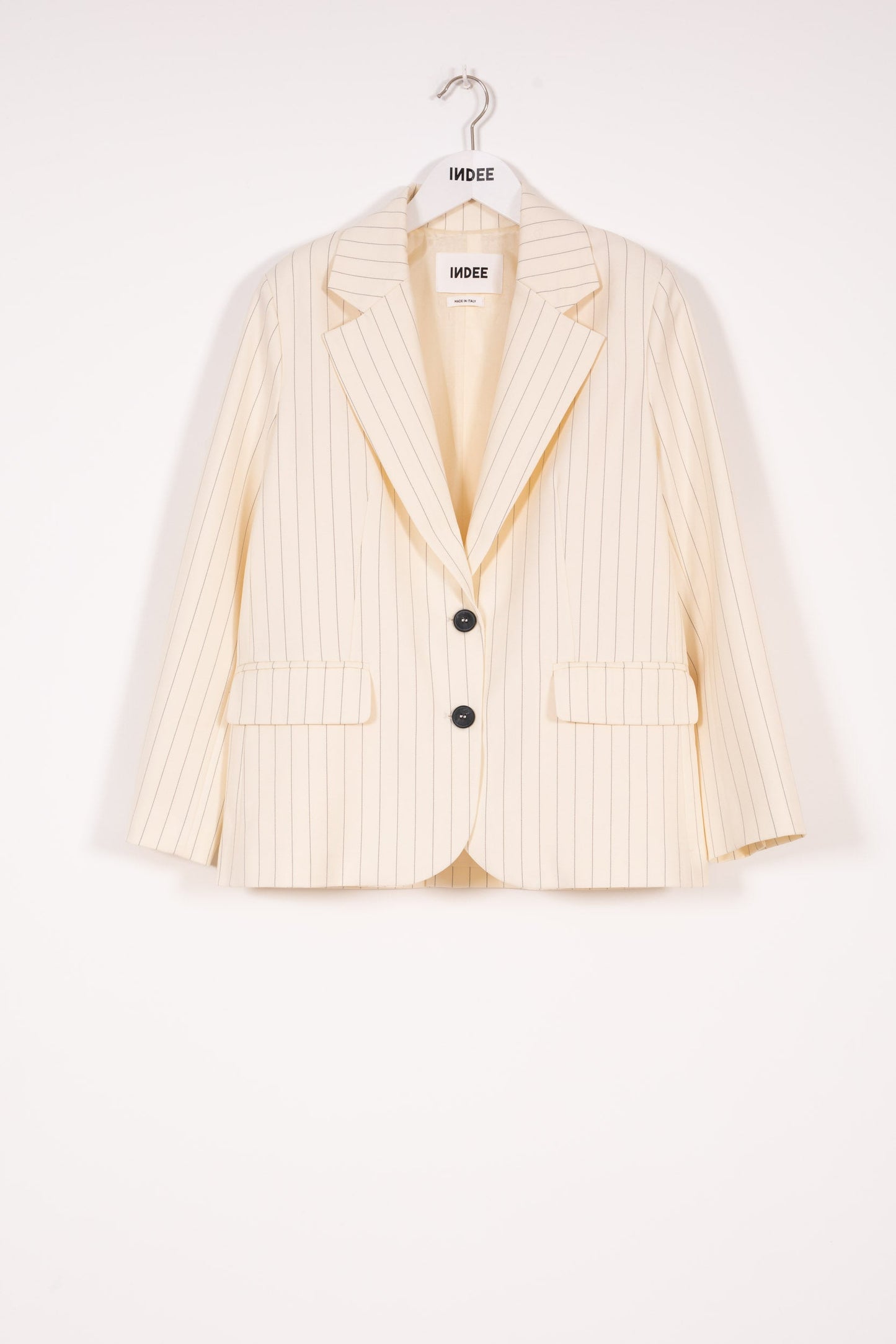 Indee - Vanity Tennis Stripes Blazer, Off White