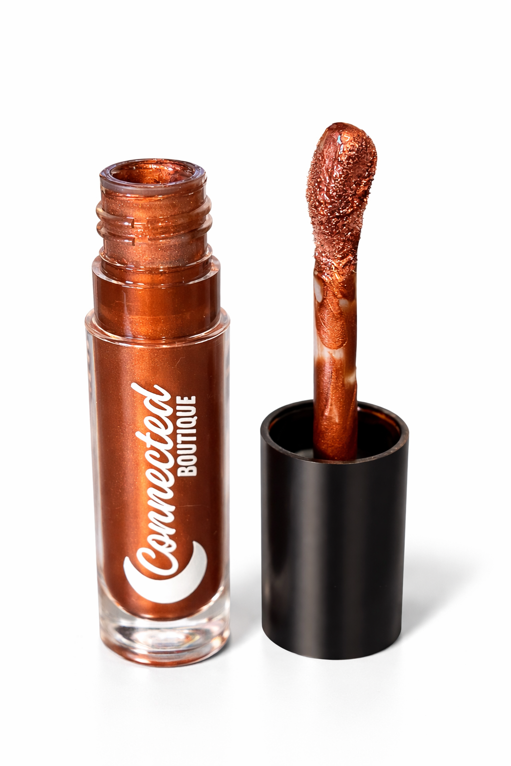 Brownie -  Chocolate brown Metallic Lip Gloss-1