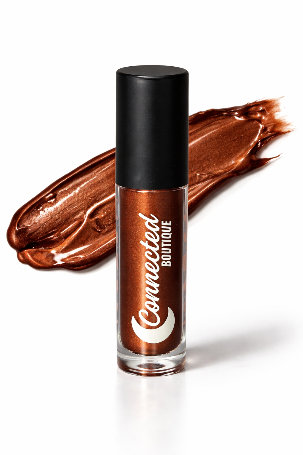 Brownie -  Chocolate brown Metallic Lip Gloss-0