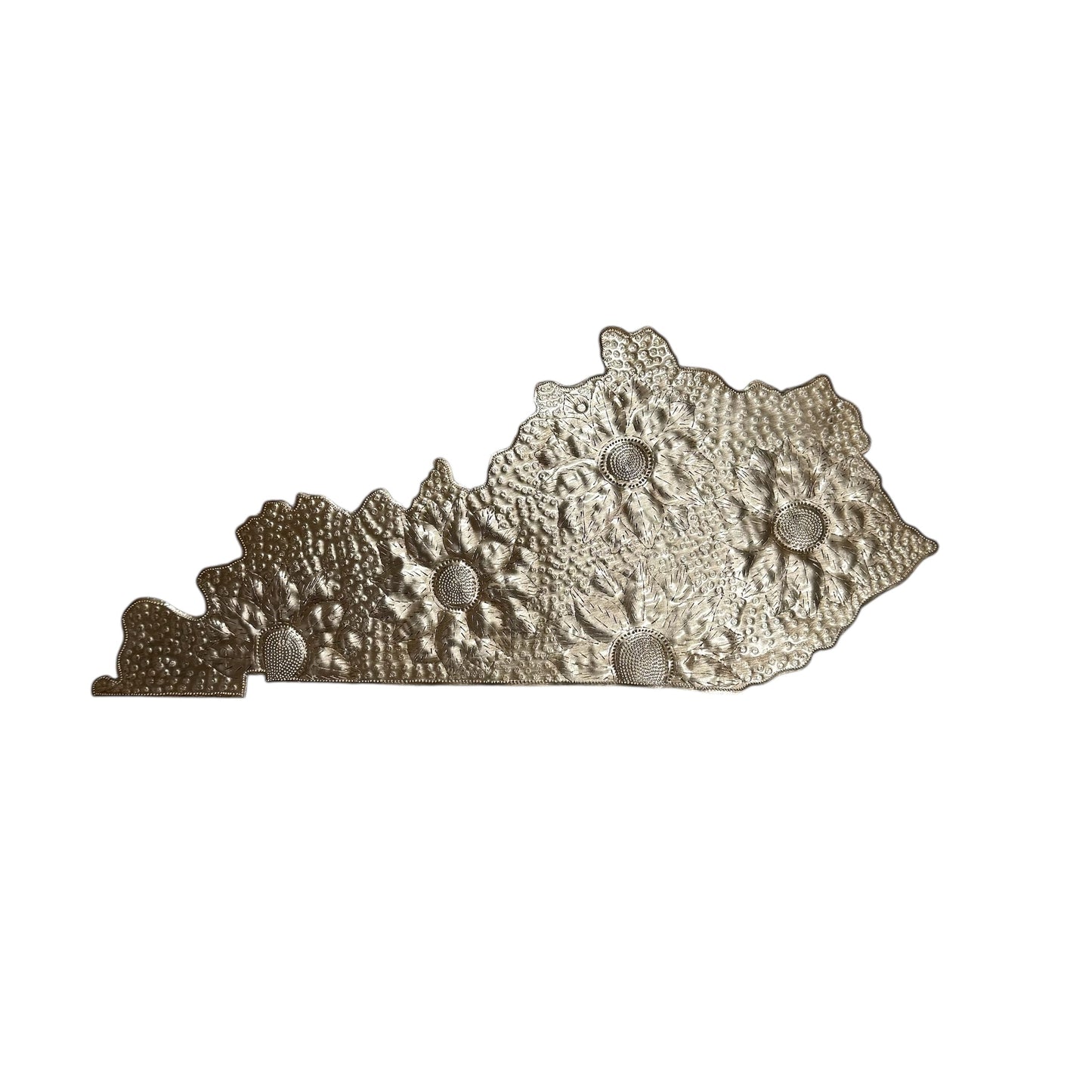 Kentucky Floral Metal Art