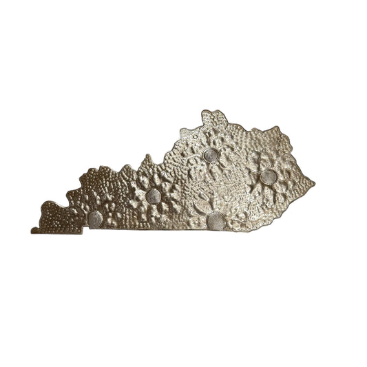 Kentucky Floral Metal Art