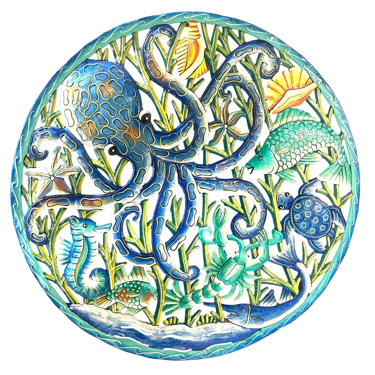 Jumbo Turquoise Blue Octopus