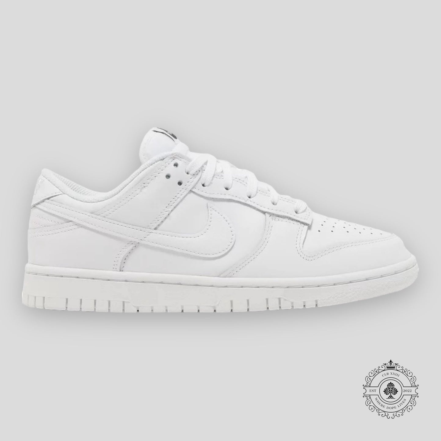 Nike Dunk Low (W) “Triple White”