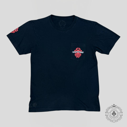 Chrome Hearts Dagger Tee in Black / Red