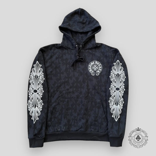 Chrome Hearts Cemetery Cross Pullover Hoodie