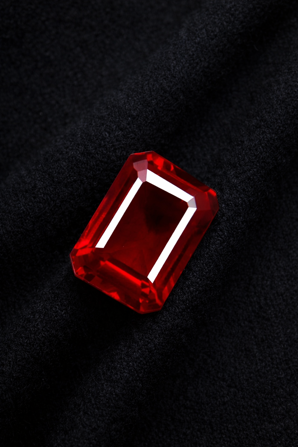 “Exotic Ruby on Cashmere” 24K GOLD Gift Set Service | Gemstone and Scarf Gift Bundle with a Single Red Rose (Preserved)