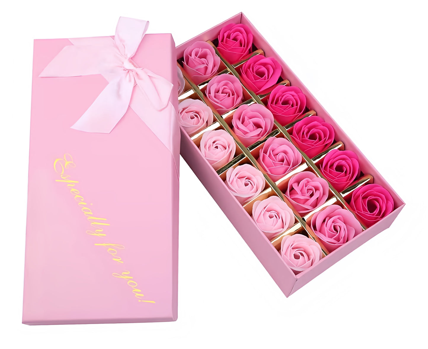 LuxeByMimi – Soap Rose Quartz Spa Heart Gift Box