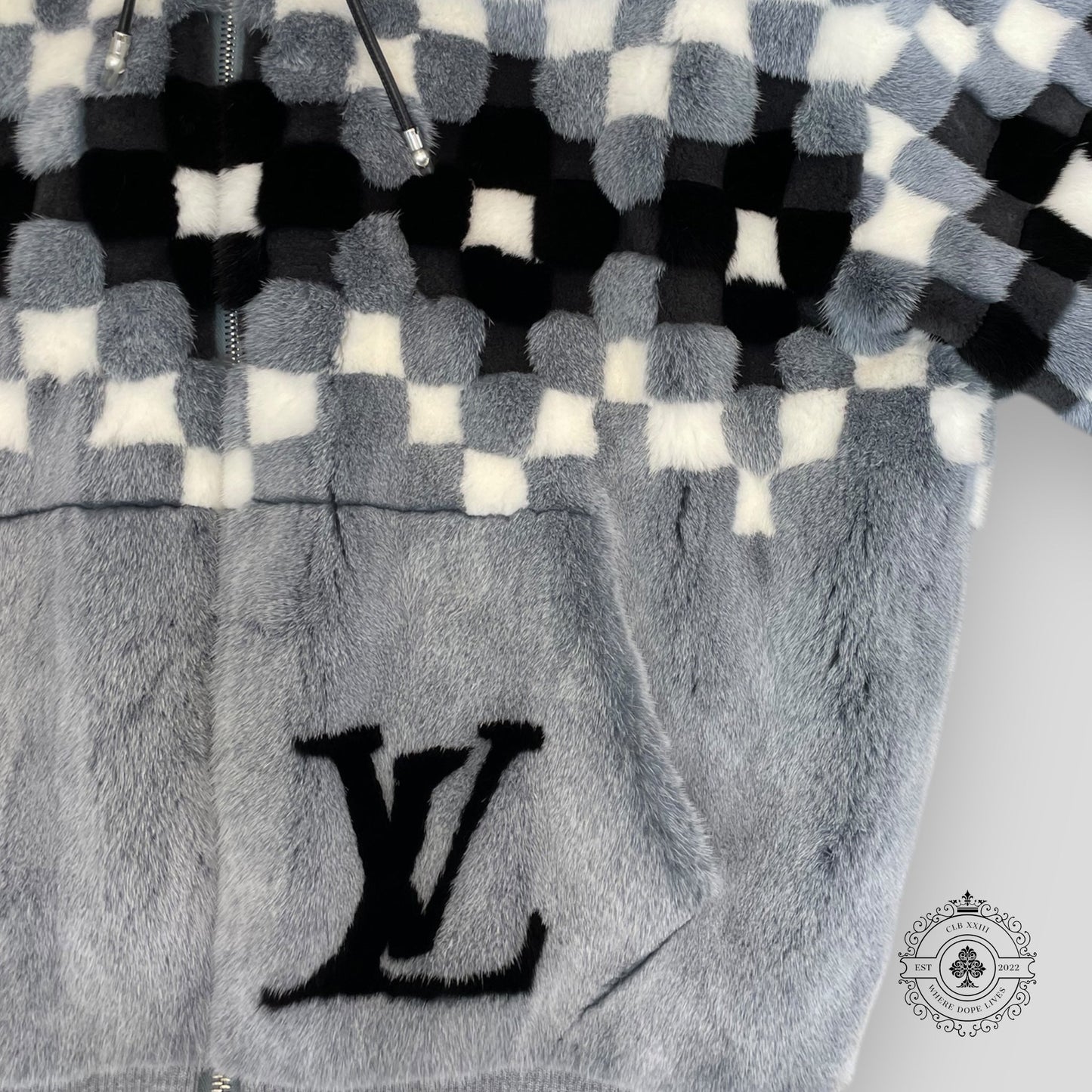 Louis Vuitton Damoflage Mink Fair Isles Blouson