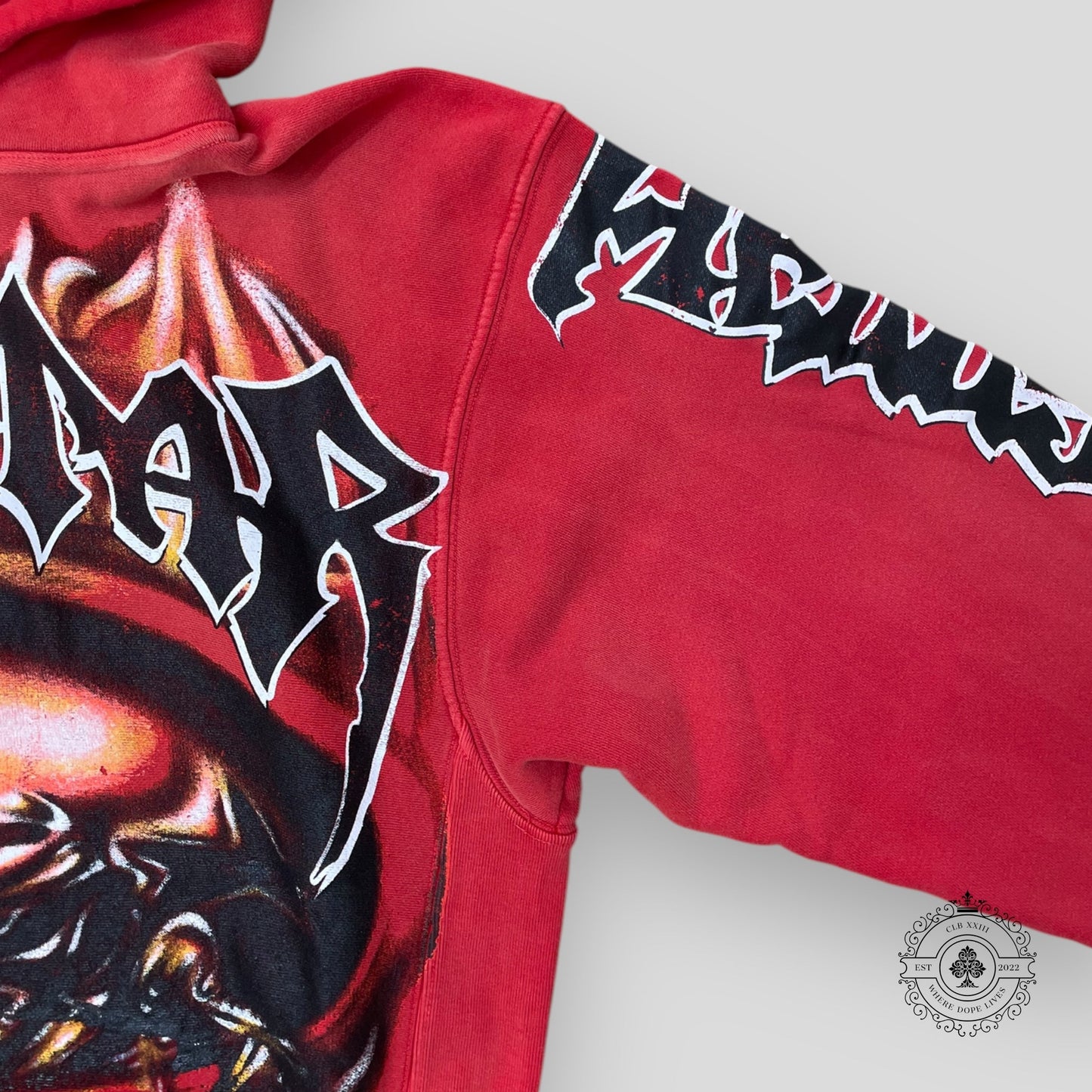 Hellstar Sports Halloween Hoodie in Red