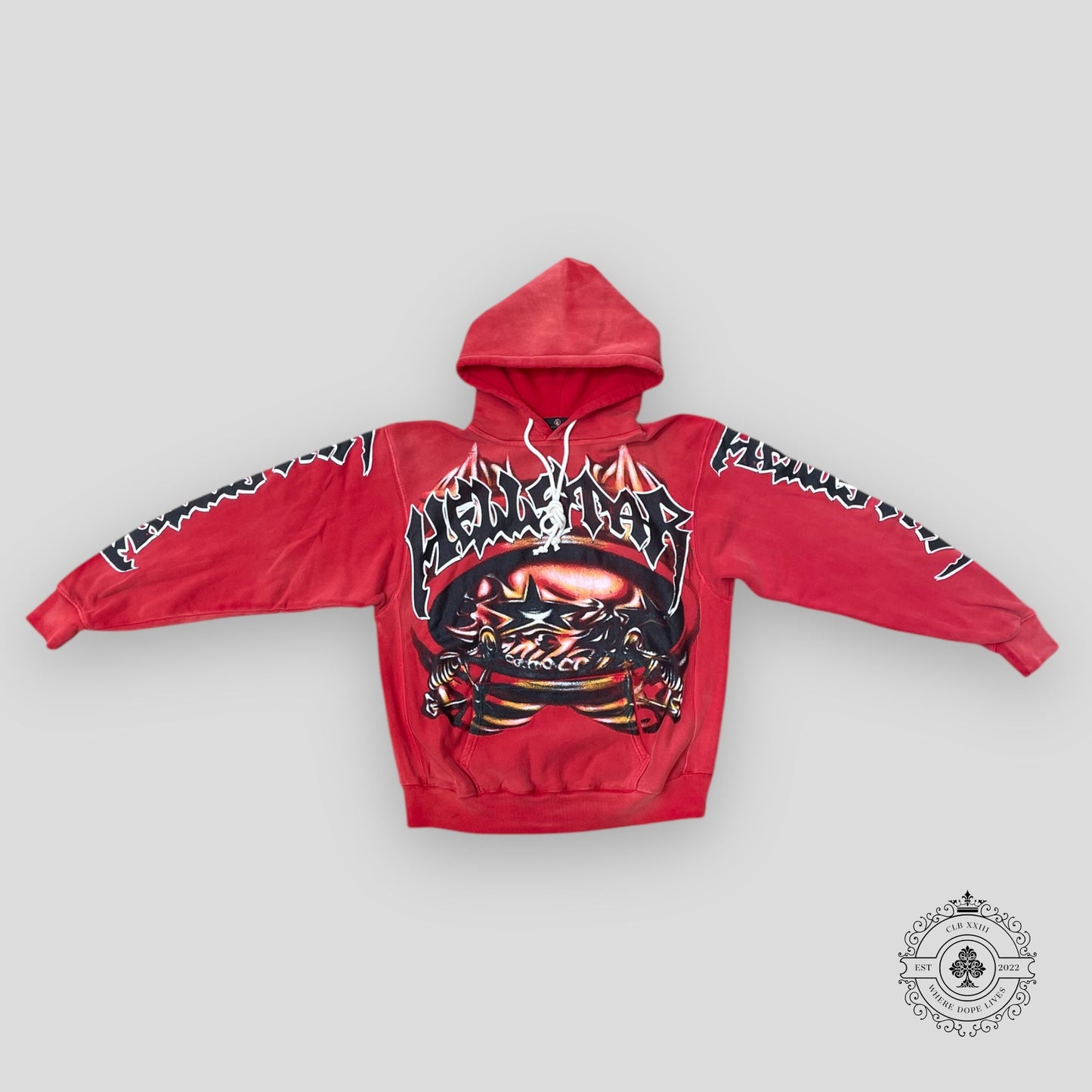 Hellstar Sports Halloween Hoodie in Red