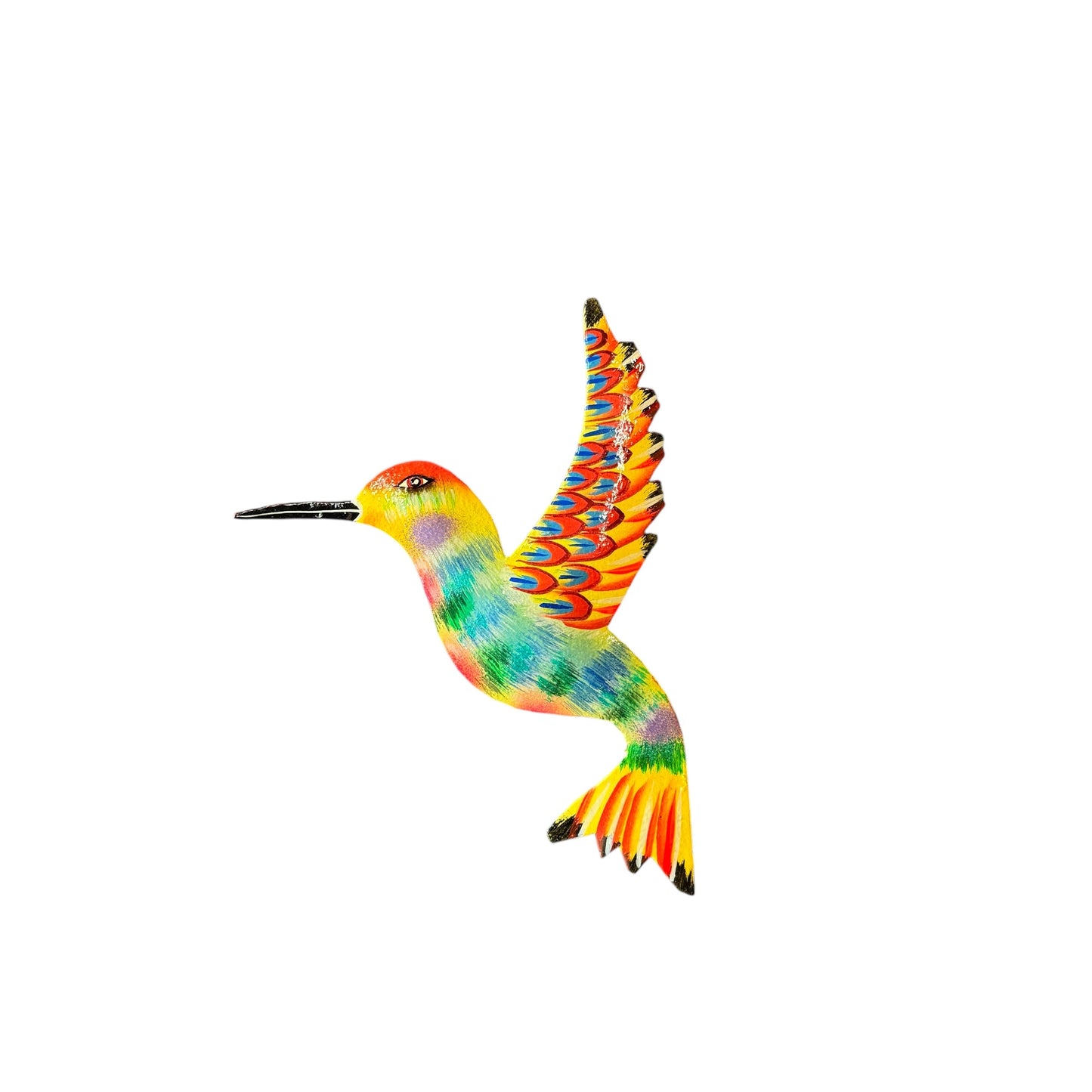 Small Orange and Green Hummingbird