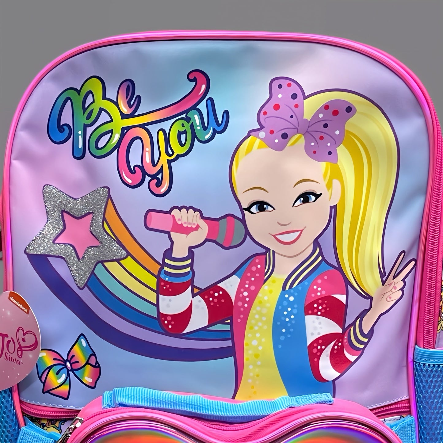 ACCESSORY INNOVATIONS JOJO Siwa Nickelodeon “Be You” Backpack & Lunch Bag Pink