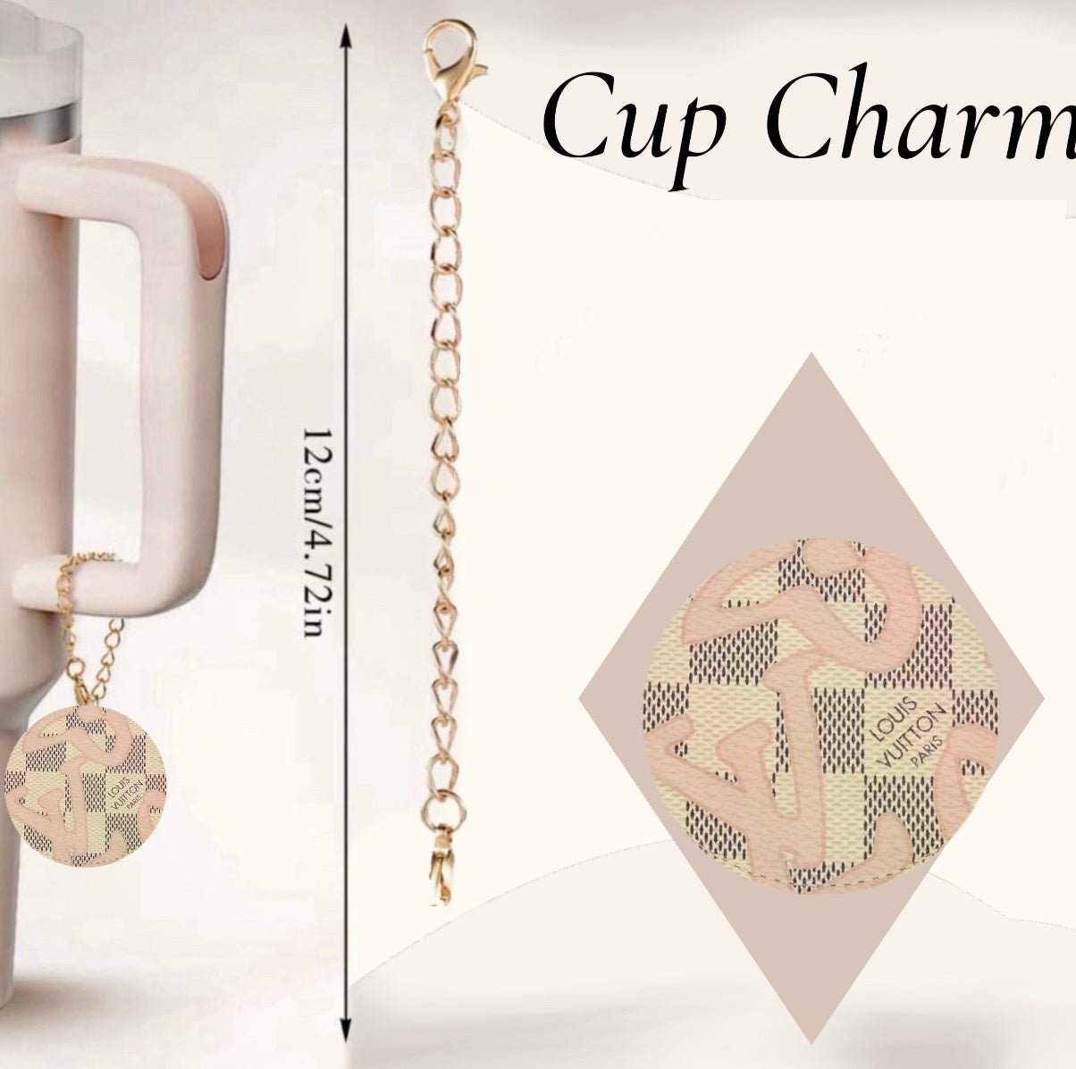 Creme and Gold Laser Engraved Tumbler Set - Luxe Bundle