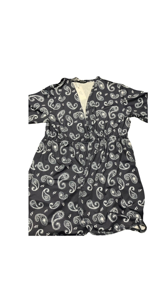 Planet Sea - Navy Bandana Kimono
