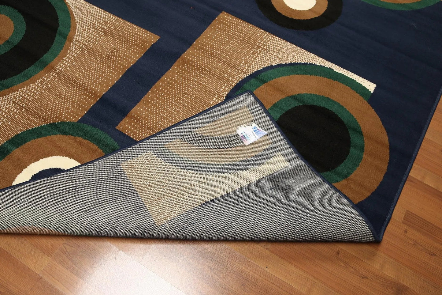 Modern Contemporary Traditional Oriental Area rug Royal Blue 8'x11'-2