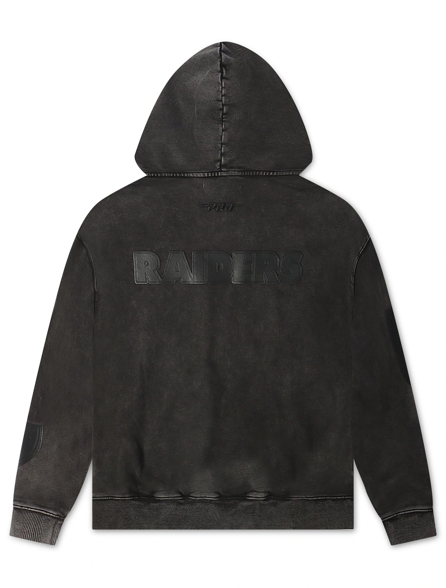 Pro Standard Raiders All Over Logo Hoodie - Washed Black