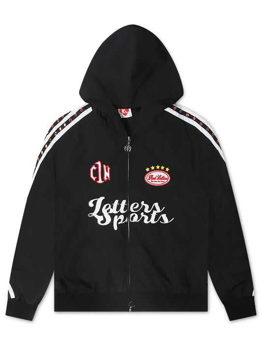 Red Letters x Cam Newton Rhinestone Hoodie - Black