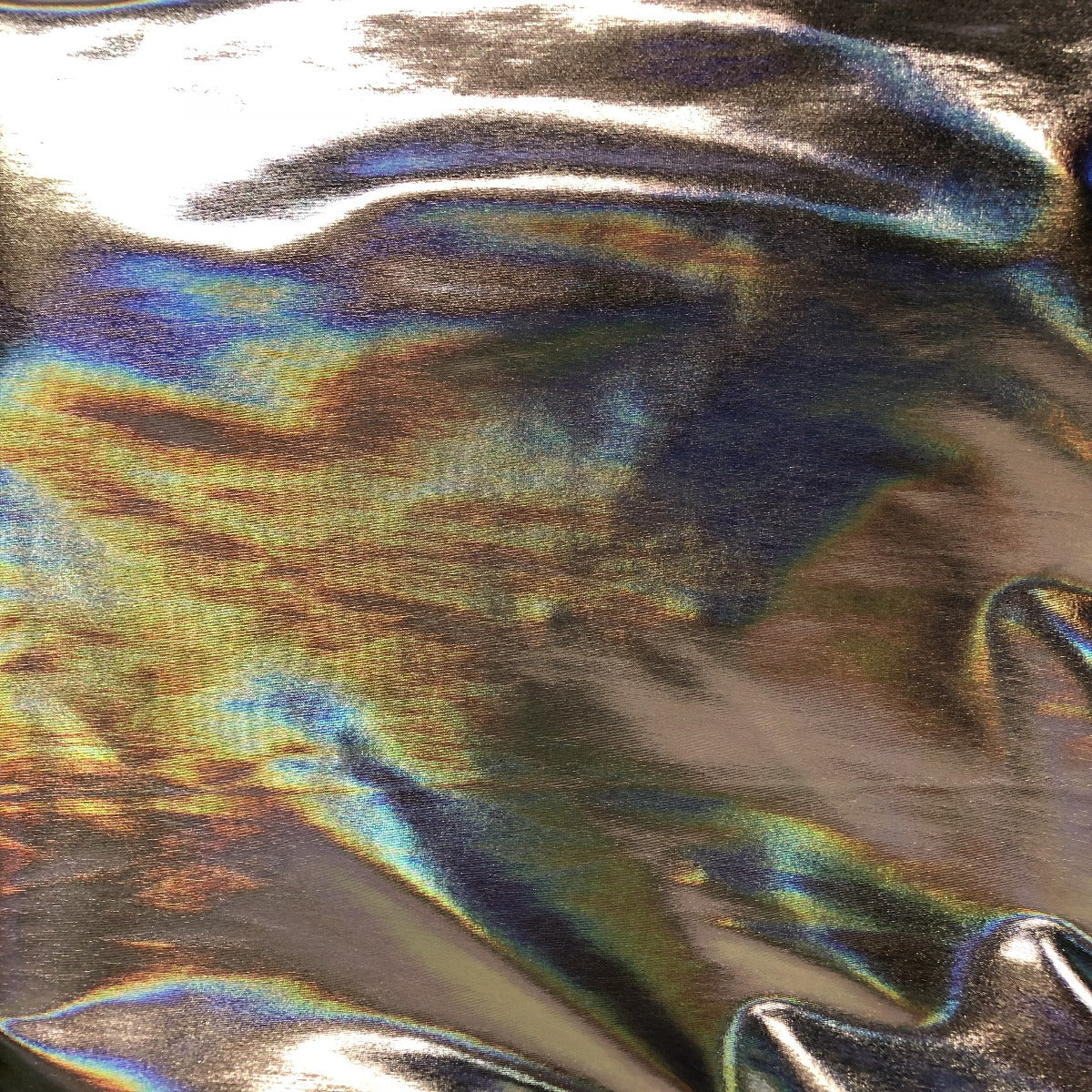 Metallic Iridescent Foil Spandex Fabric-3