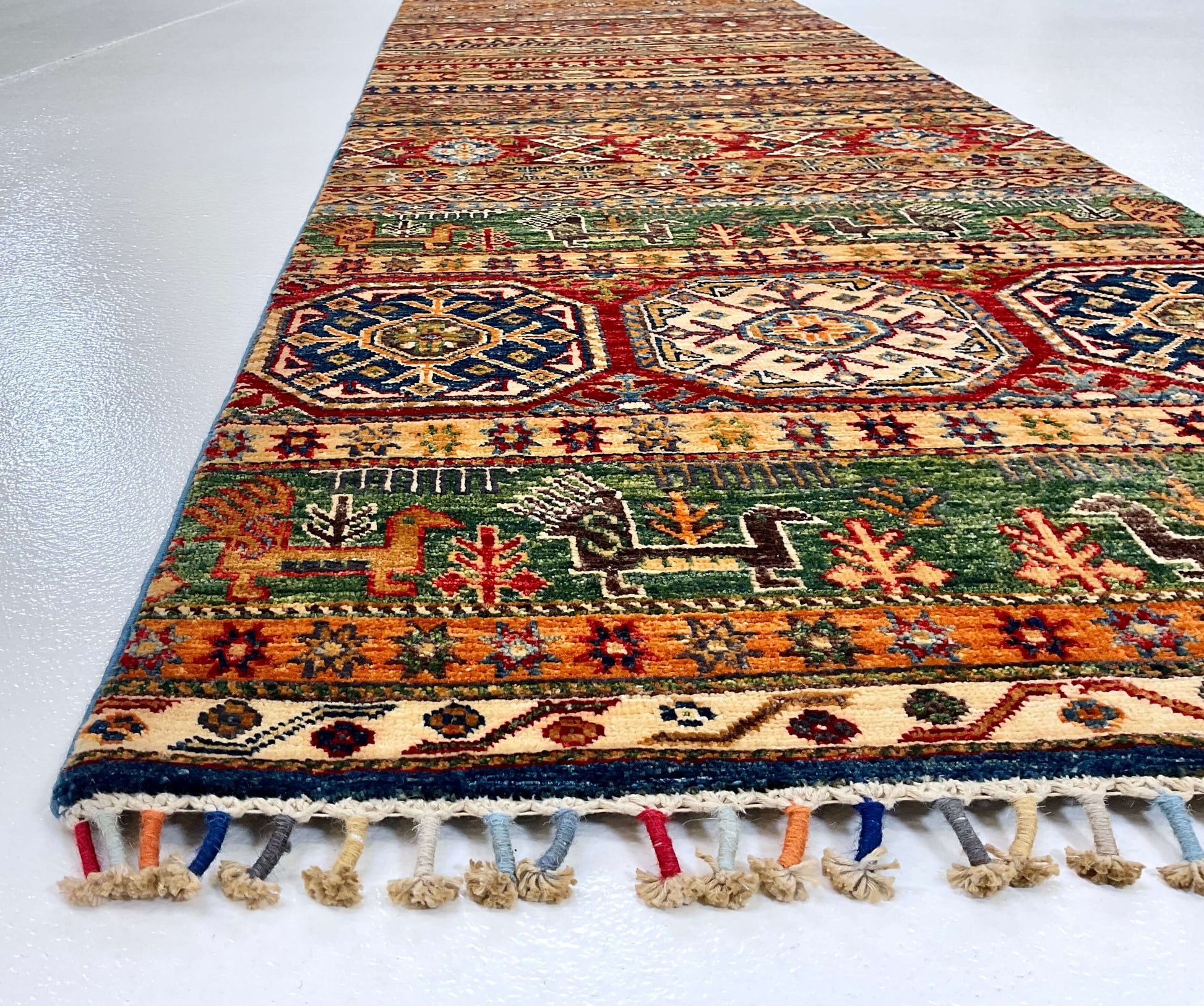 Khurjeen 2'08"x14'10" multicolor-2