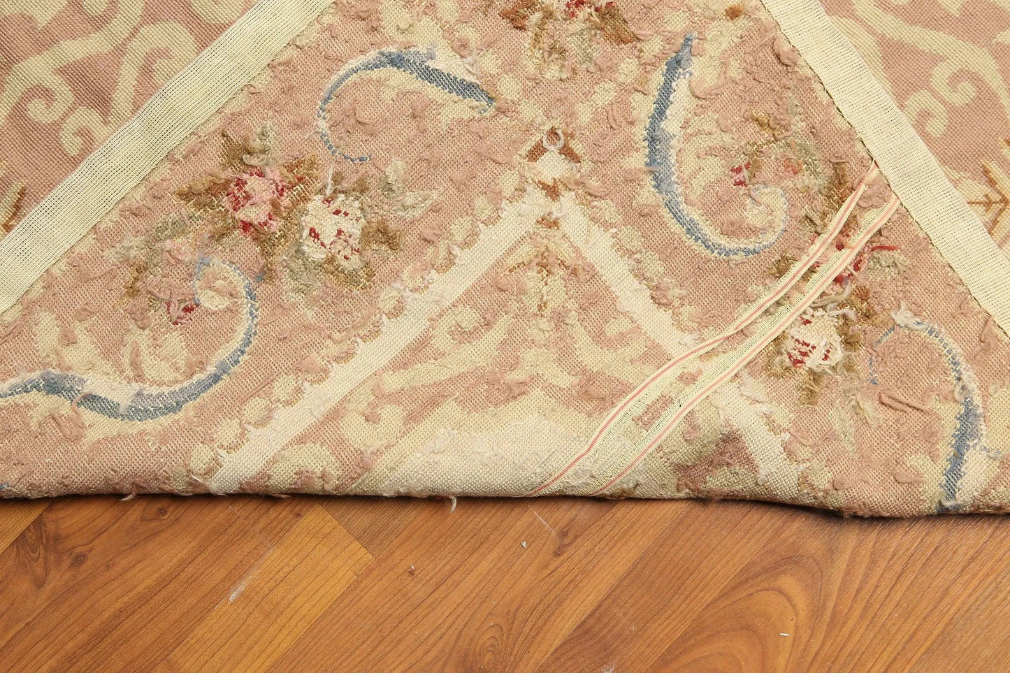 9x12 Aubusson Hand Woven 100% Wool Oriental Area Rug   Beiege-2