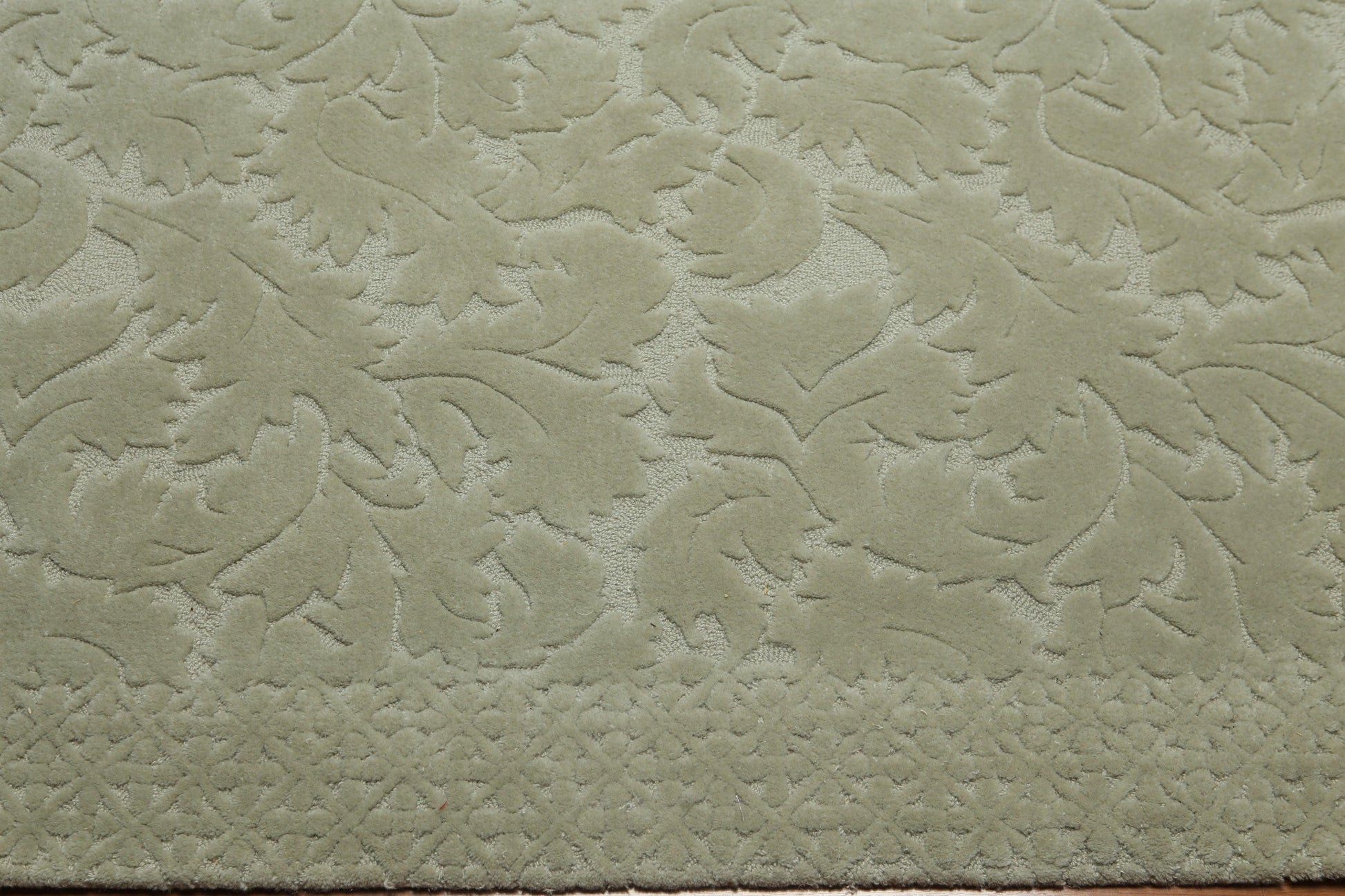 5'8" x 8'9" Machine Made High Low Modern Oriental Wool Rug Gray Tone on Tone Color-3