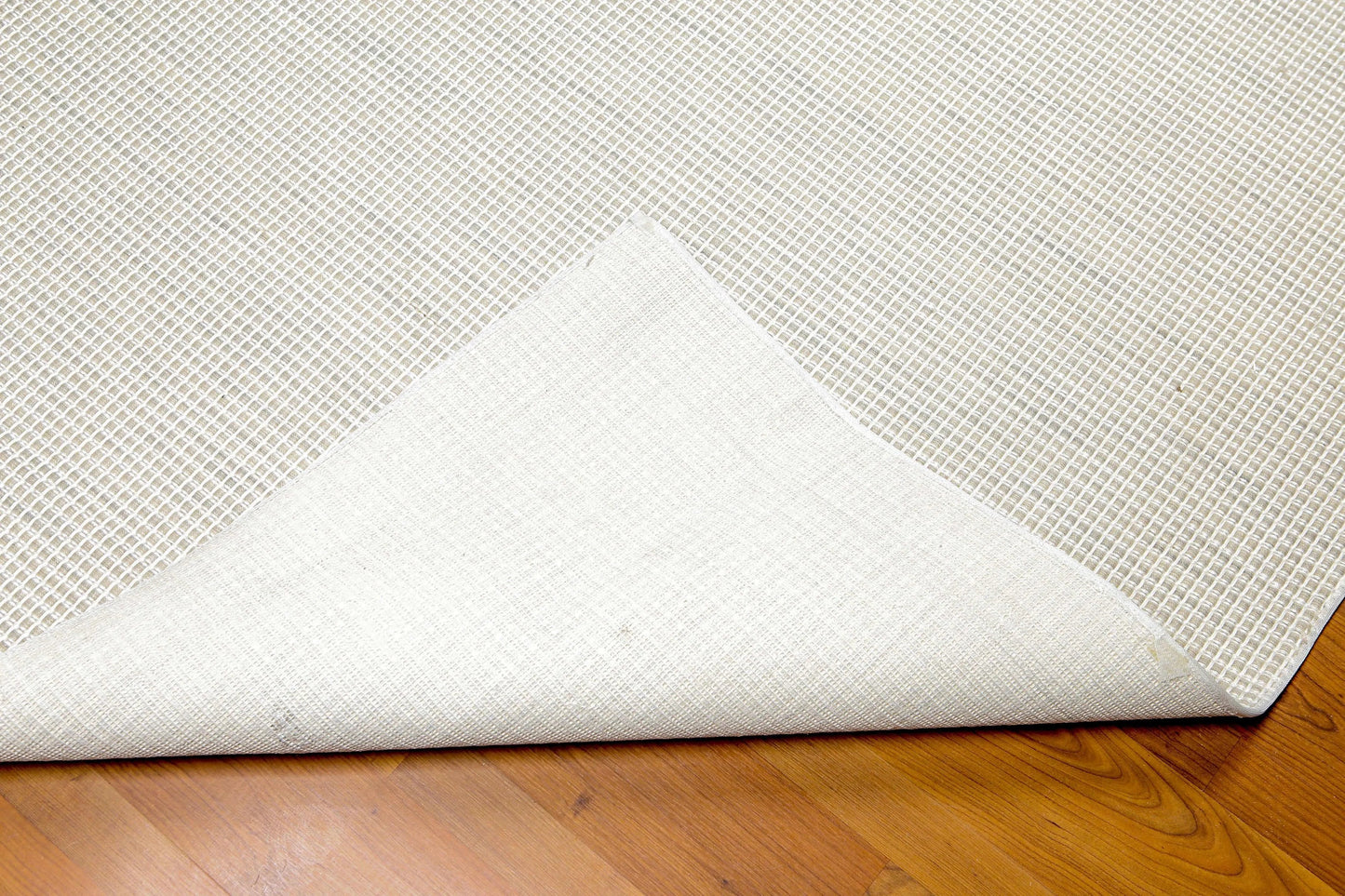 4' x 6' Handmade Textured Geometric 100% Wool Flat Pile Area Rug 4 x 6 Beige-3