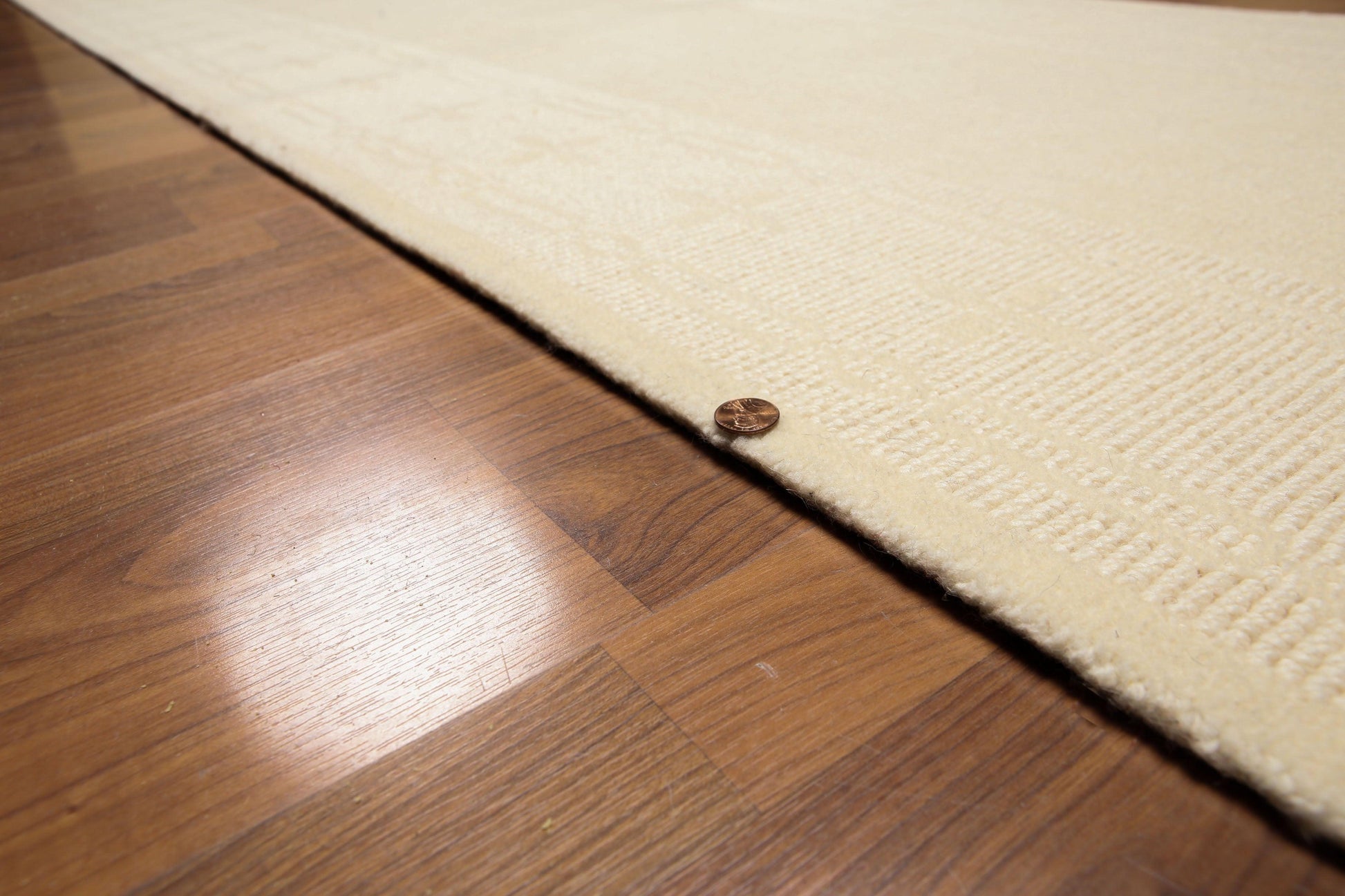 2'4" x 74' Modern Palace Size Runner 100% New Zealand Wool Area Rug Ivory-3