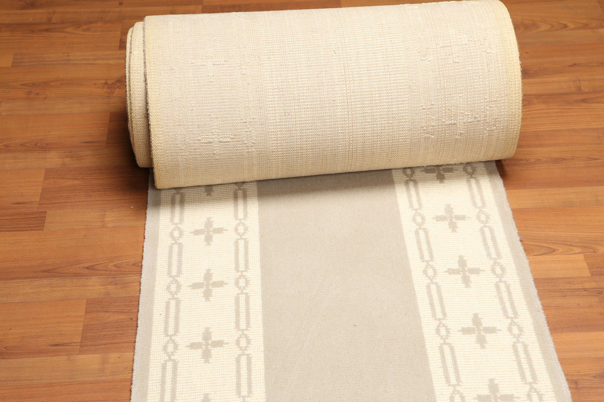 2'4" x 37' Palace Size Runner 100% New Zealand Wool Area Rug Camel-1