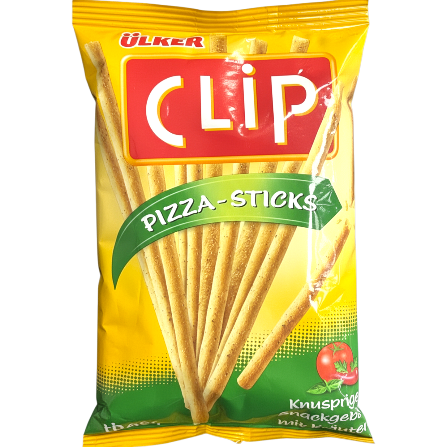 ULKER CLIP STIK Pizza - Deliciously Crunchy Snack Sticks for Savory Bites on the Go