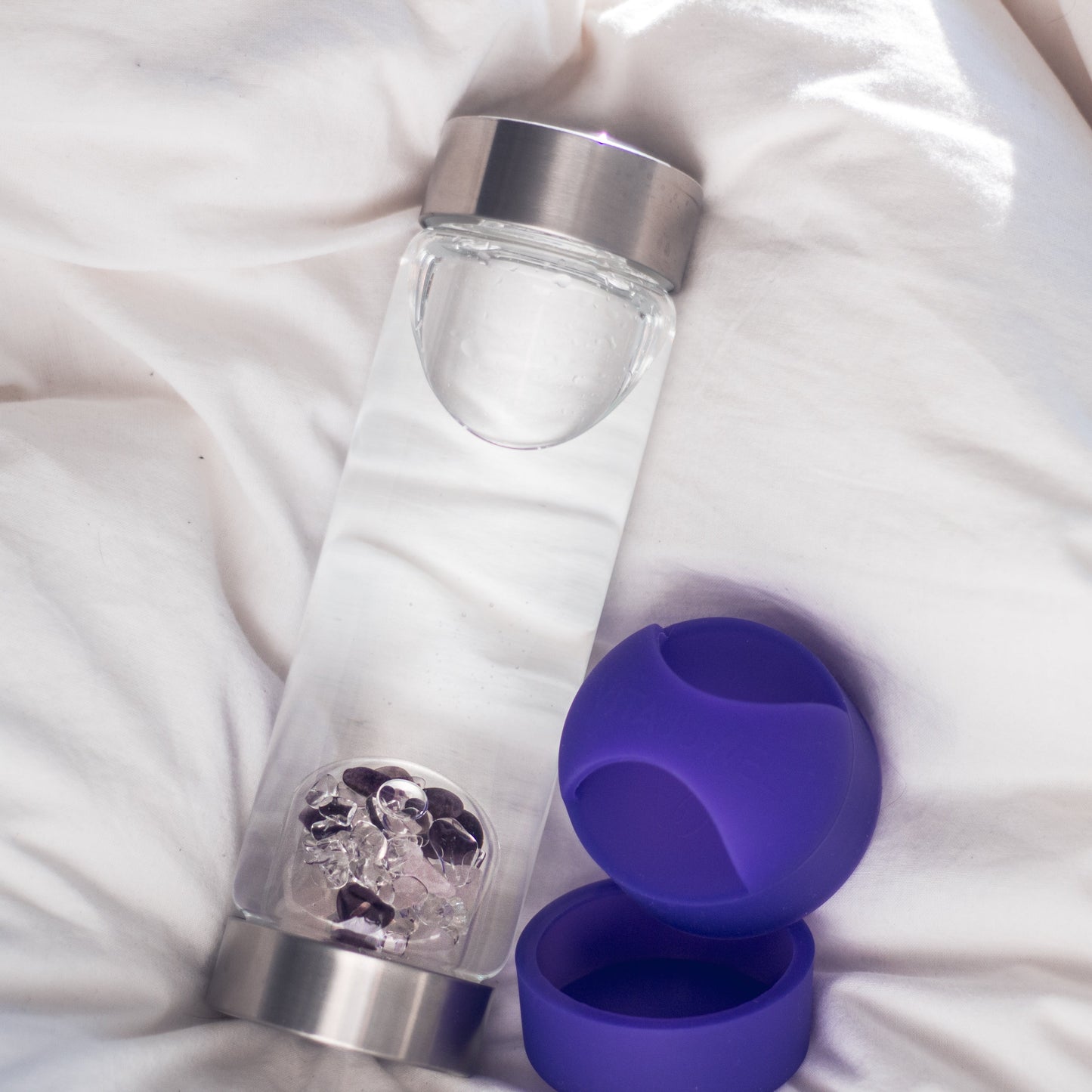 LOOP | Stylish Silicone Top & Bottom Cover for ViA Crystal Water Bottles