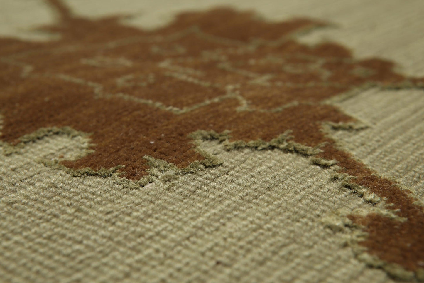 Hand Knotted 100% Wool Traditional Area Rug Green 5'10" x 8'10"-2