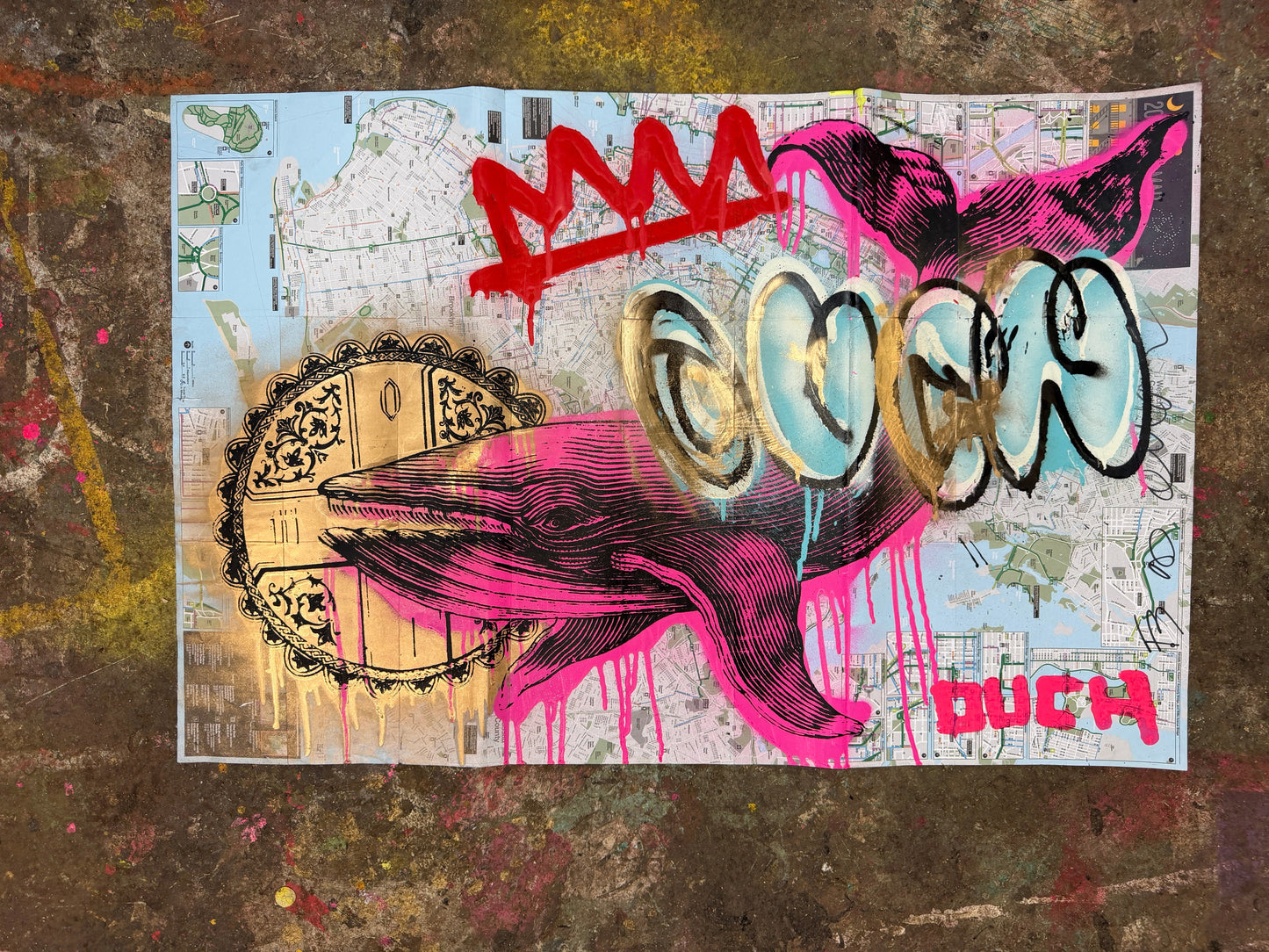 Pink whale