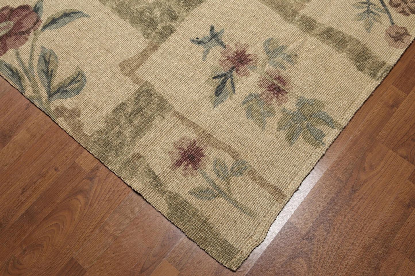Hand Woven 100% Wool Traditional Oriental Area Rug Brown 6'x9'-4