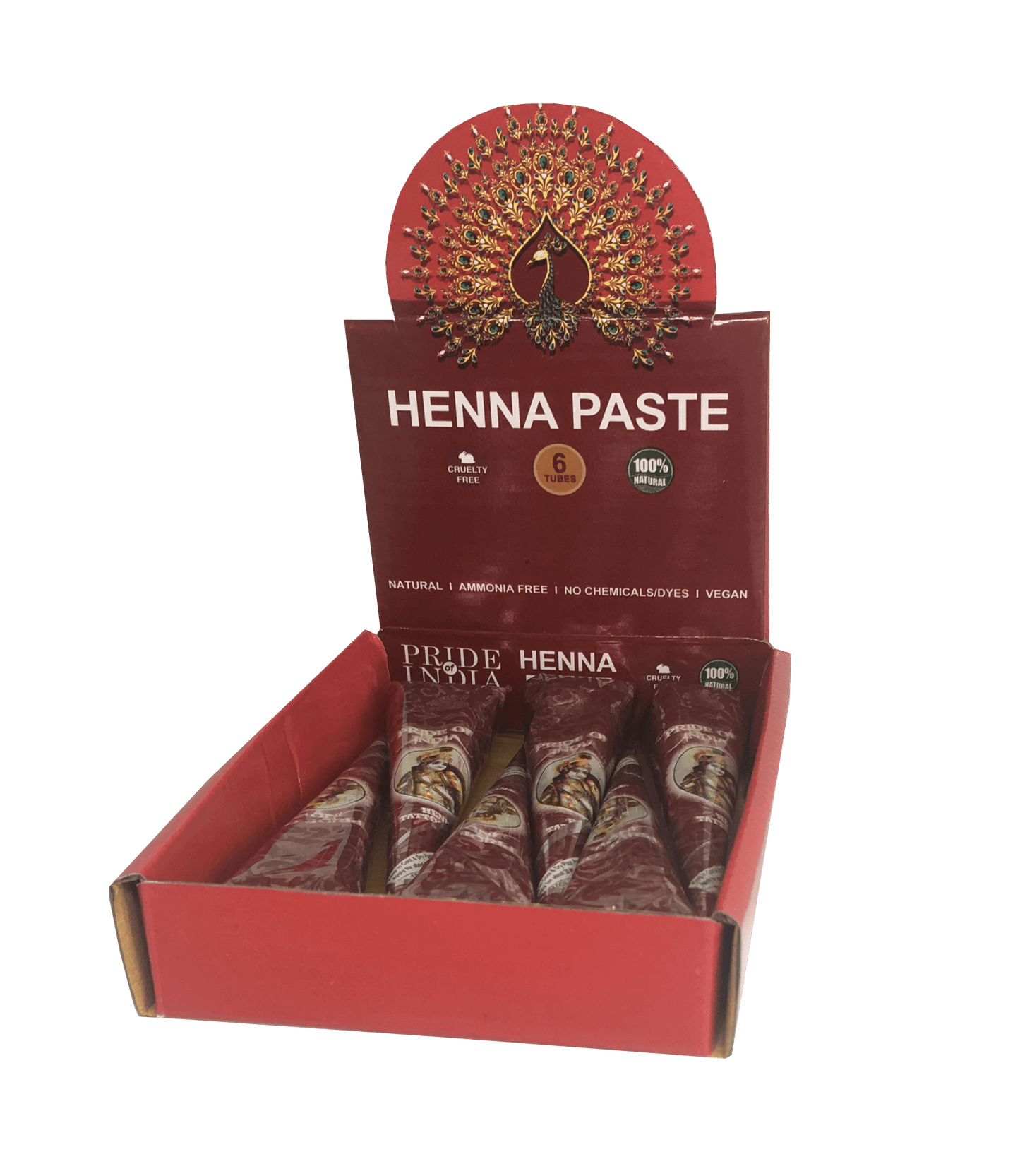 Herbal Henna Tattoo Mehendi Paste - BUY 1 GET 1 FREE  - 1.25oz Tube (100% Natural)-3