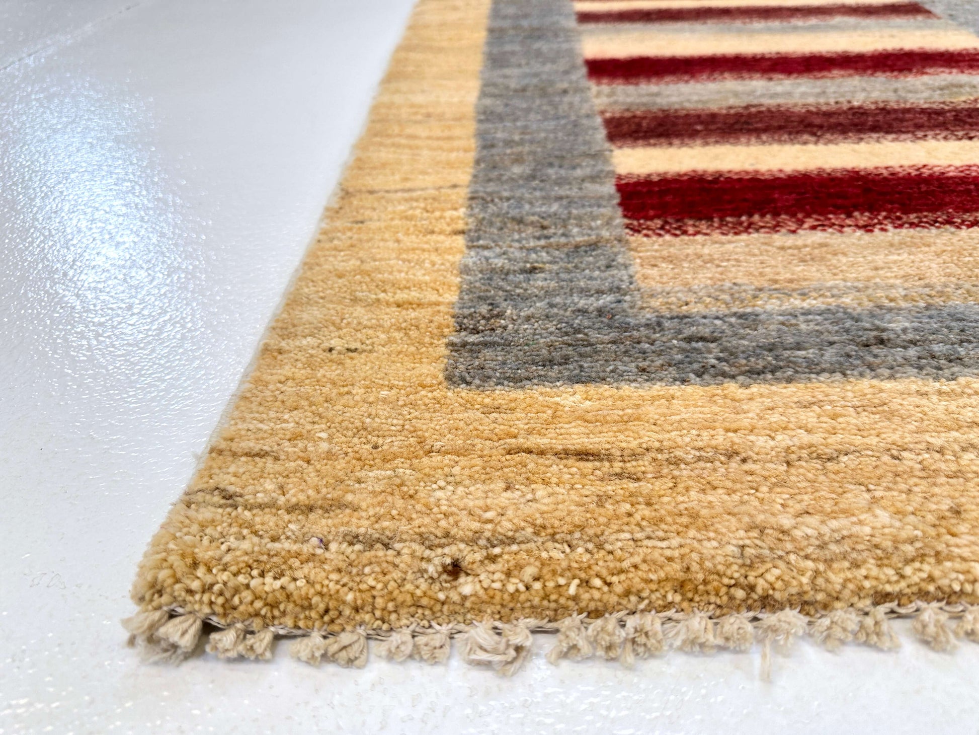 Gabbeh 2'08"x3'11" ivory/multicolor-2