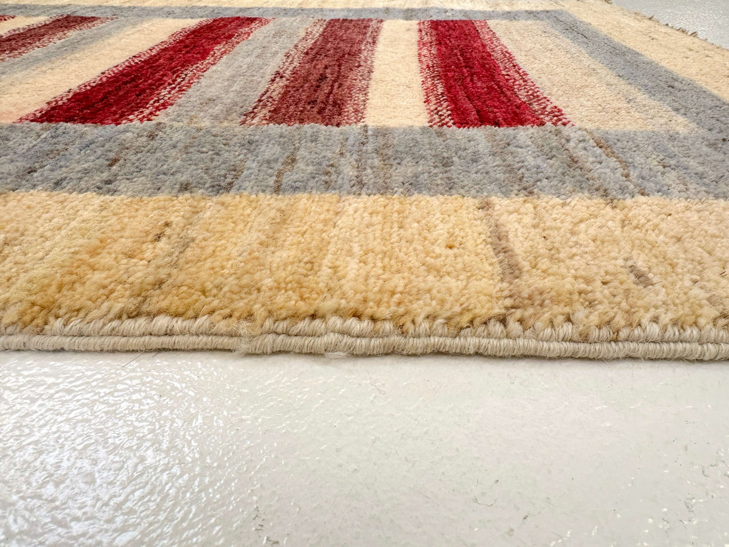 Gabbeh 2'08"x3'11" ivory/multicolor-3