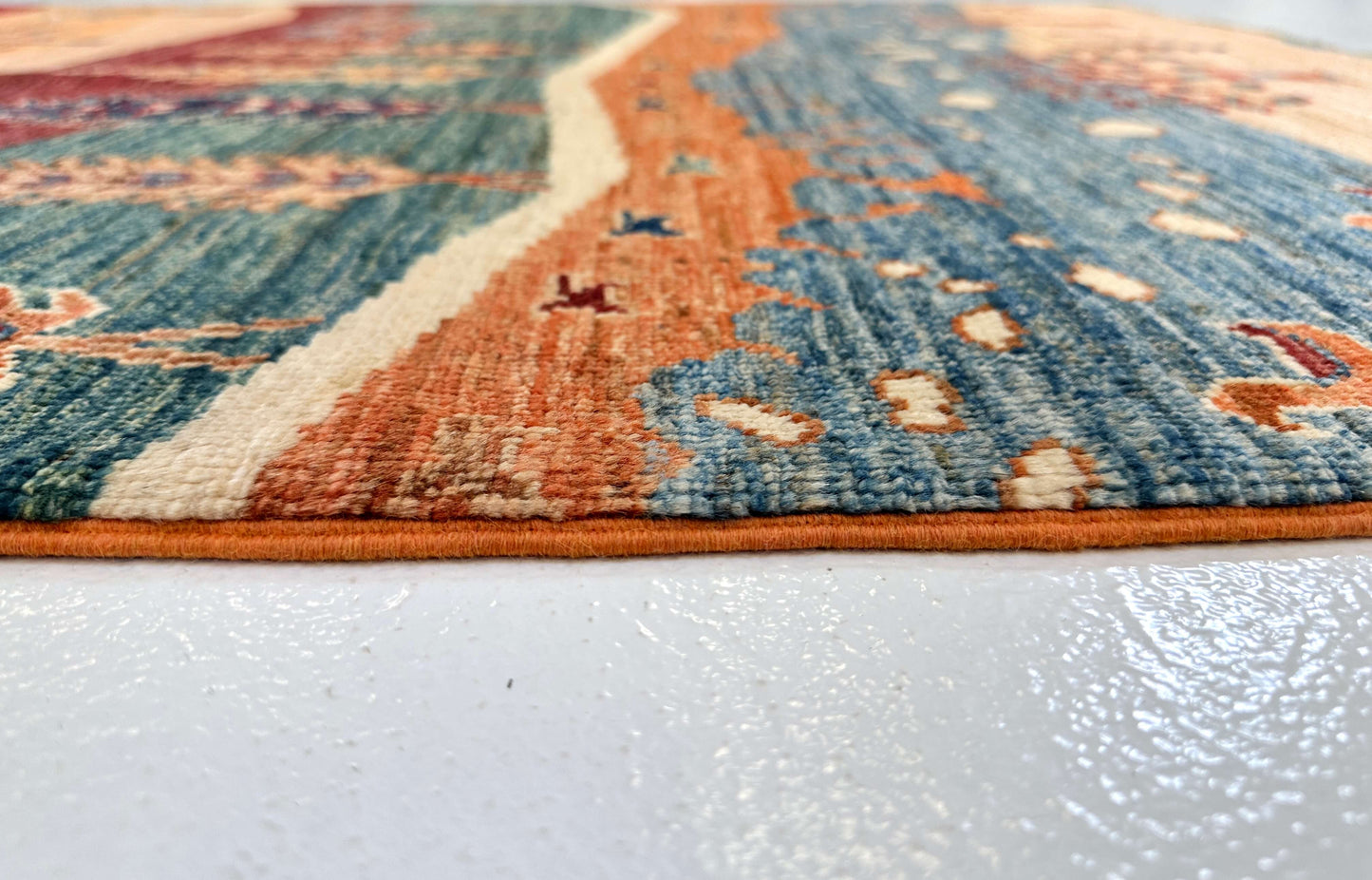 Afghan Gabbeh - Trees (3'05"x5'01") multicolor/rust-3