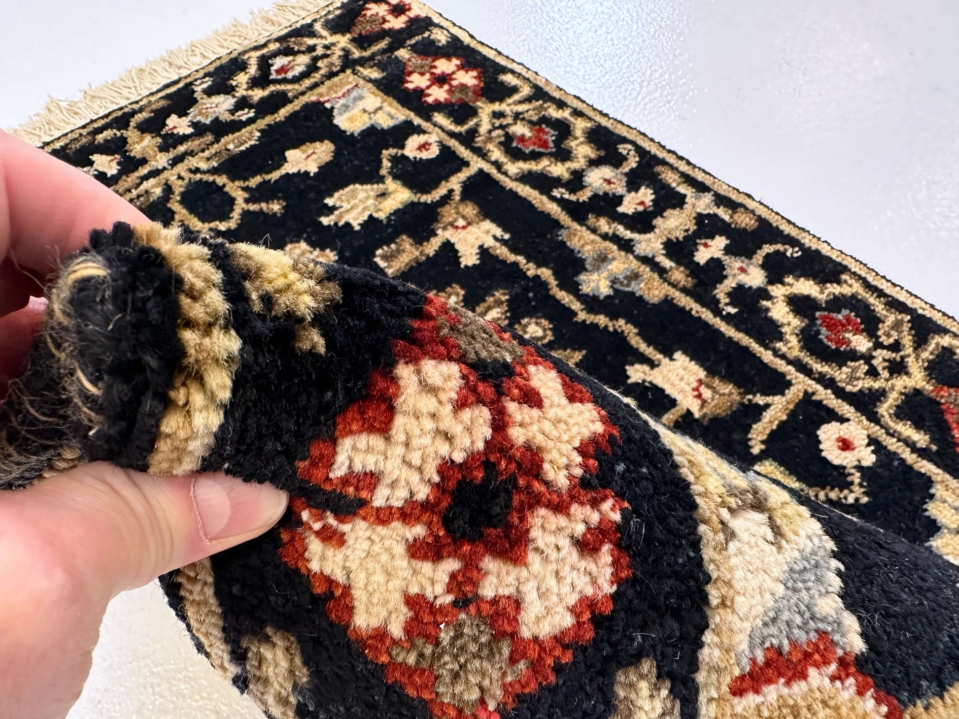 Indo-Persian wool (2x3) black-3