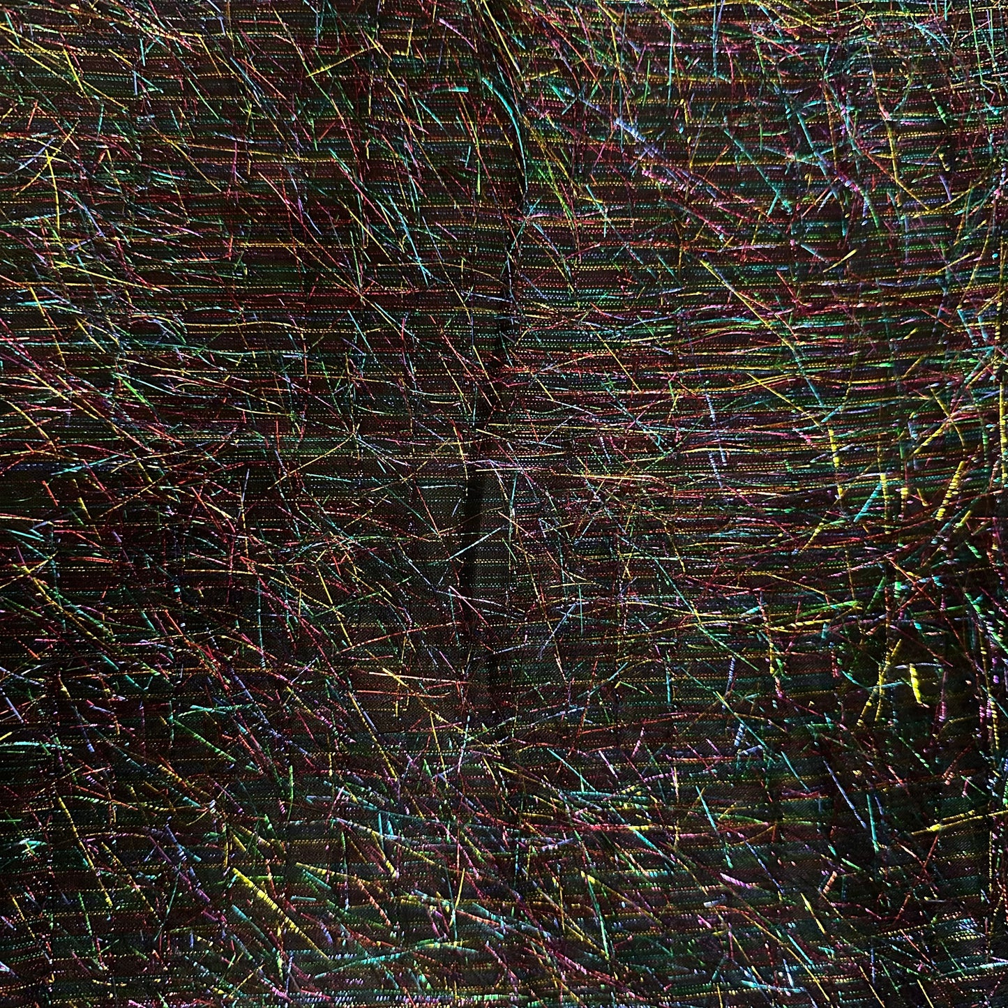 Metallic Eyelash Design Polyester Fabric | Spandex Palace